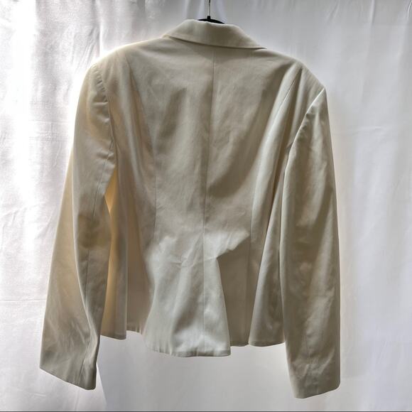 SALE!!! BY ANY OTHER NAME Flared Ribbed Woven Blazer - Picture 7 of 10